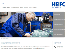 Tablet Screenshot of heifo.de